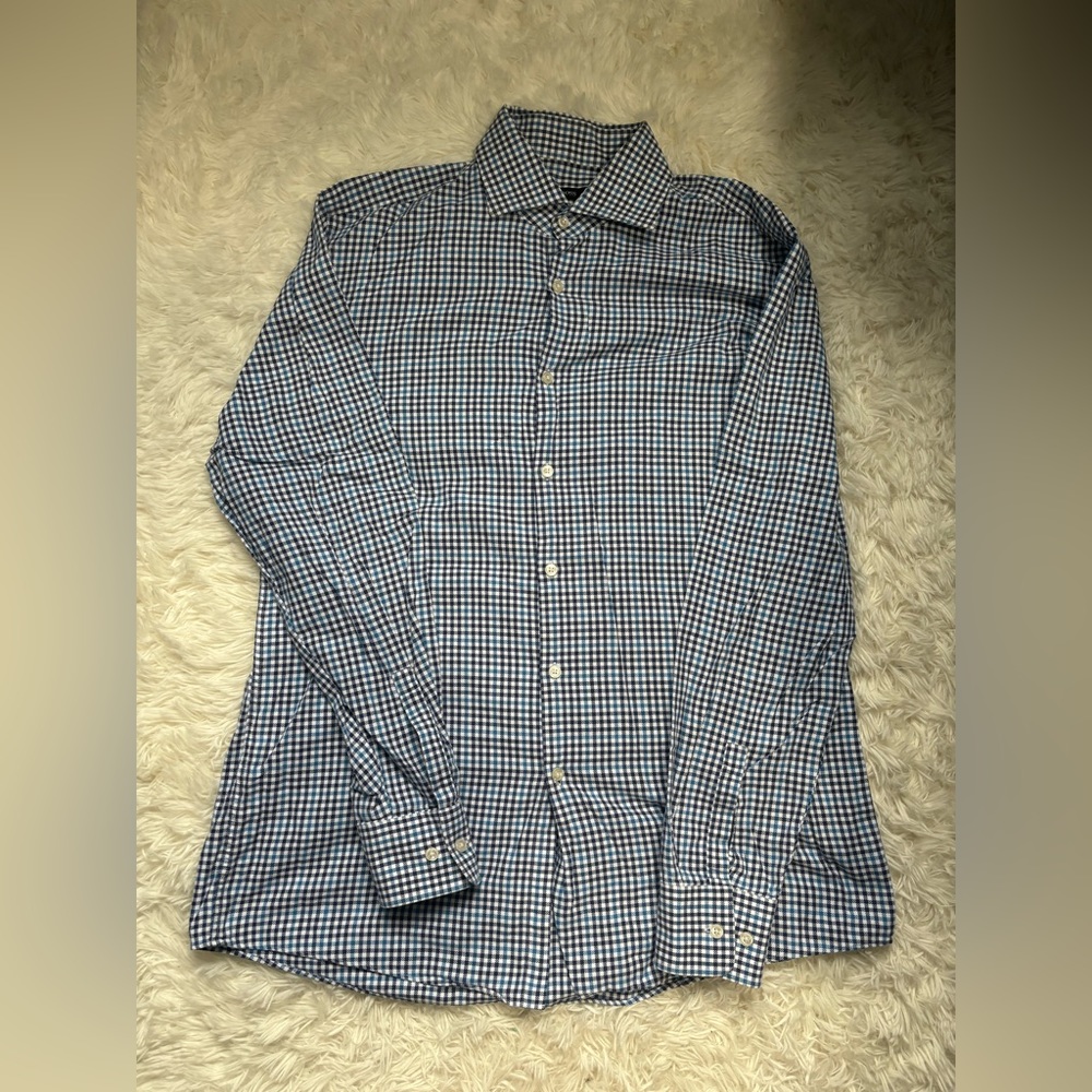 Huge Boss Mens Long Sleeve Button Down 16 34/35
